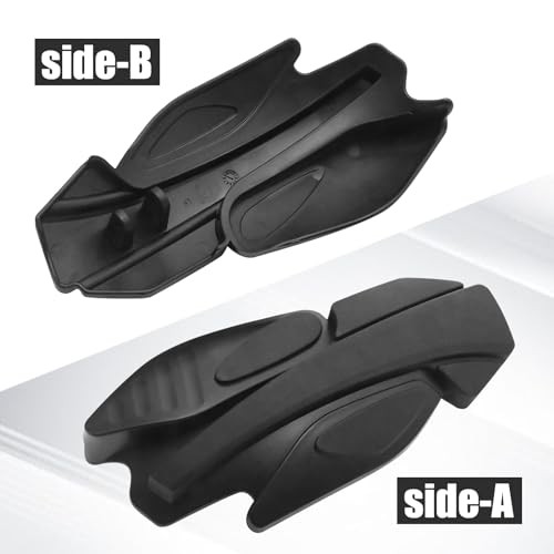 2876846 2PCS Black Handguards with Mount Brackets Kit Replacement for Polaris