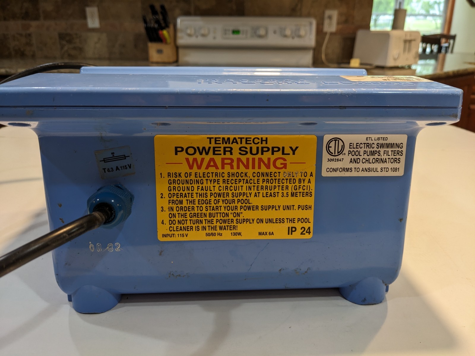 Tematech AquaPower Supply For Aquabot Robotic Swimming Pool Cleaners