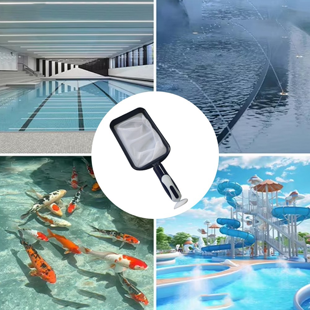 Lightweight Design Pool Cleaning Net for Simple Operation and Wall Use