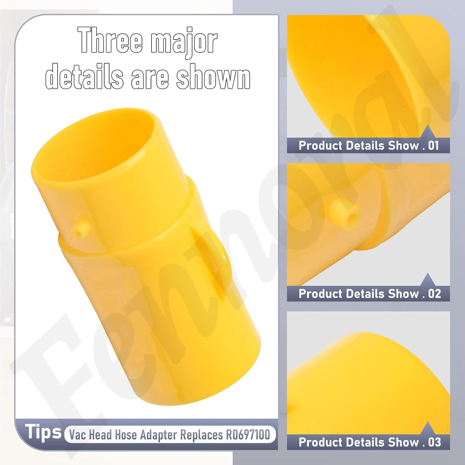 Compatible w/Zodiac Manual Vacuum Head Adapter Hose R0697100 for Swimming Pool B