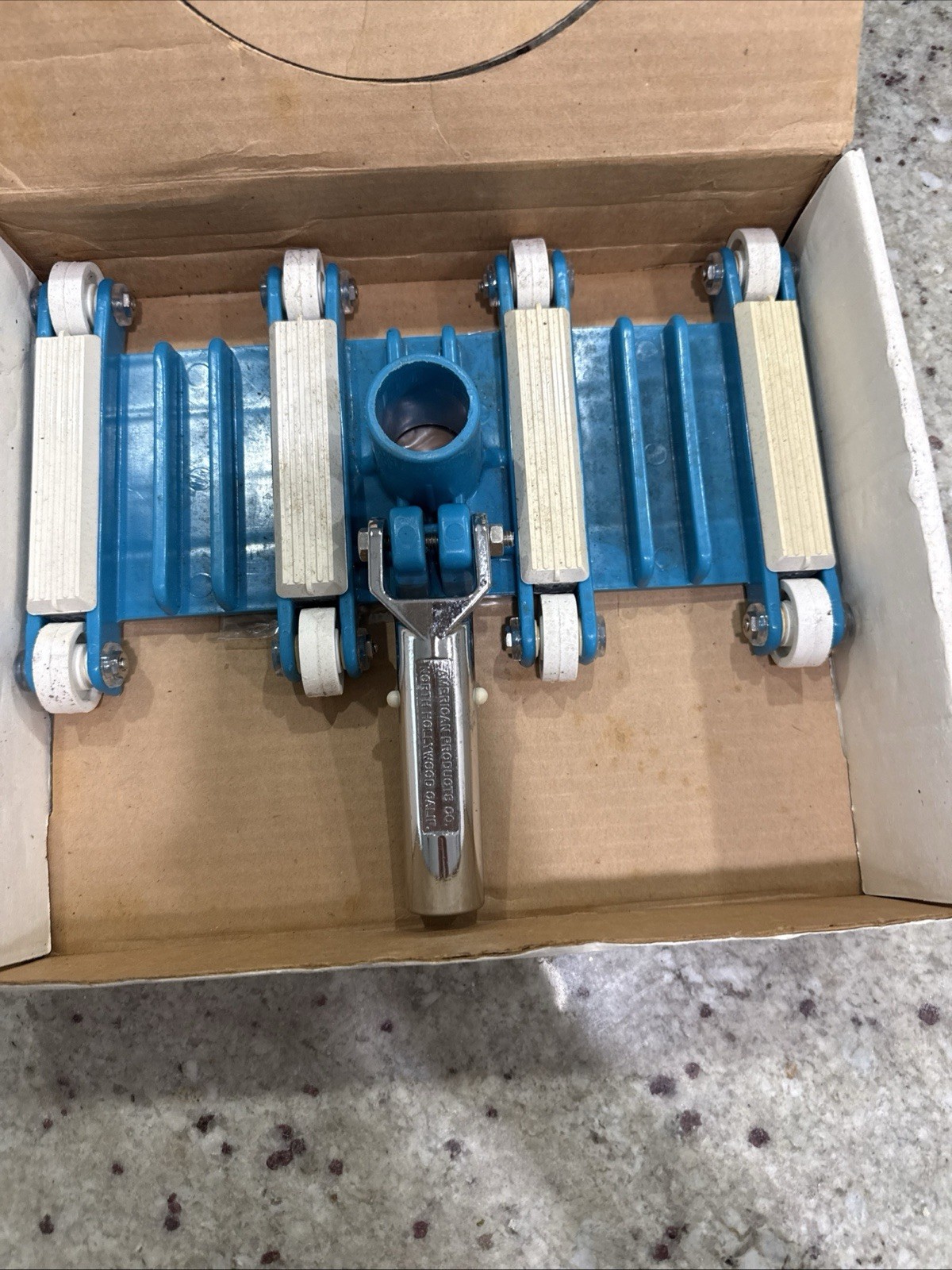 Original 1960s Flex-A-Vac Pool Cleaner Vacuum Head 60s American products