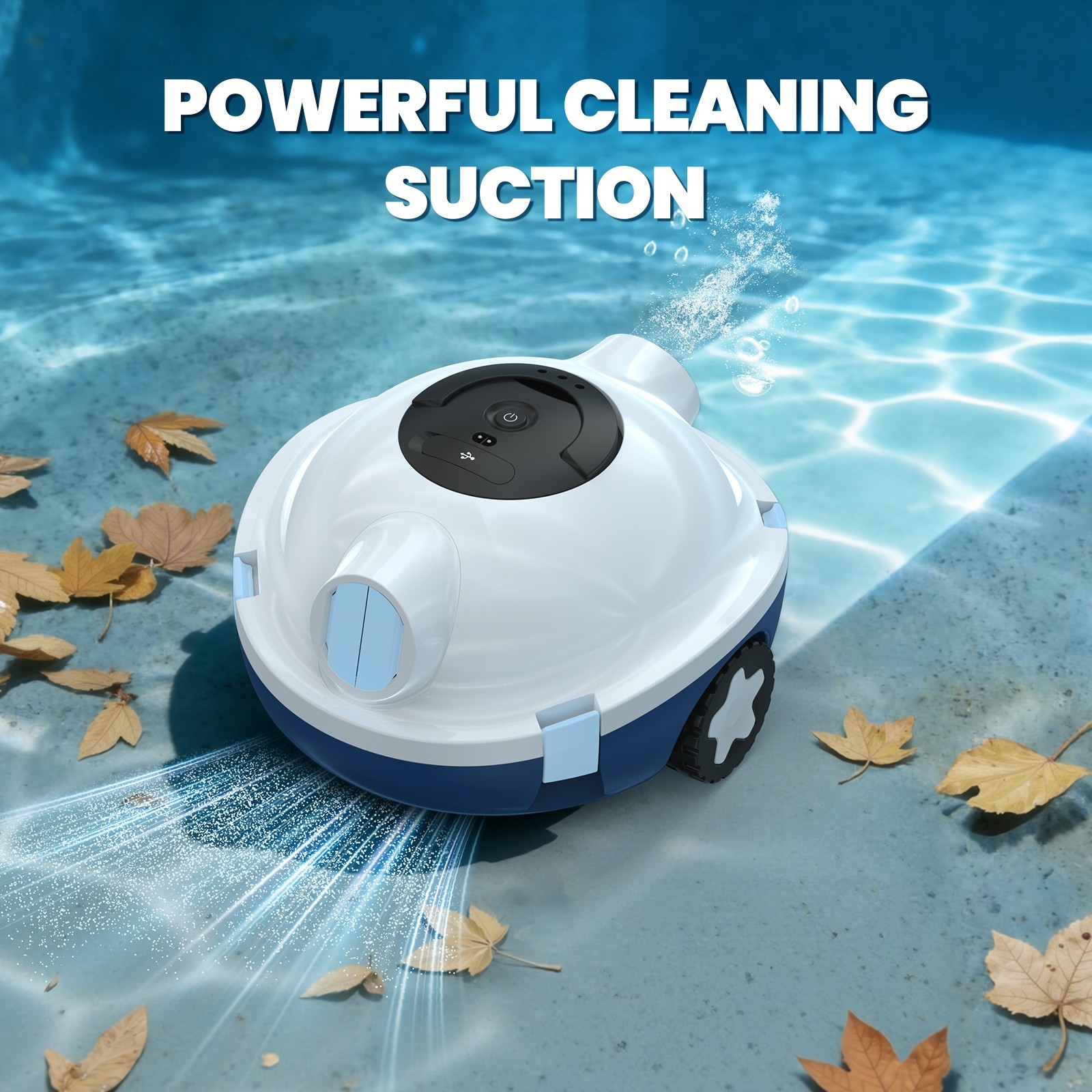 INSE Cordless Pool Vacuum Robot for Home Commercial Pools, Long Lasting Battery,