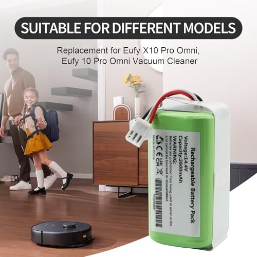 X10 Pro Omni Replacement Robot Vacuum Battery Compatible with Eufy X10 1-Pack