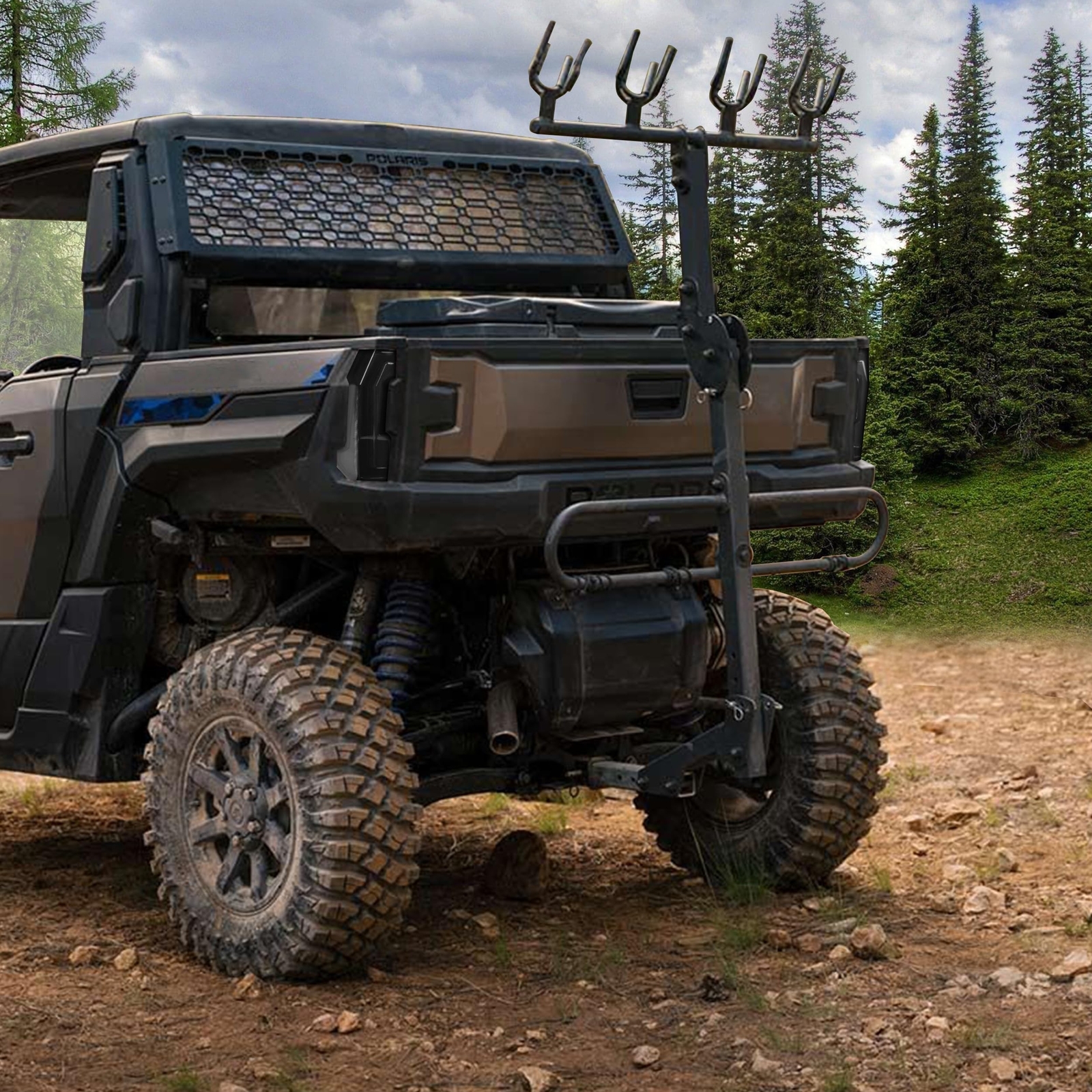 LED Taillights Compatible with 2024+ Polaris Xpedition Accessories Smoked Bla…