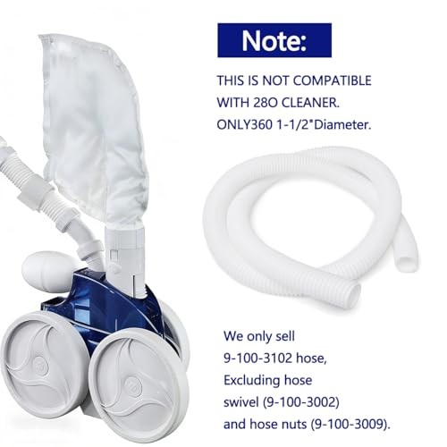 6-Ft Cuffless Feed Hose Replacement for Polaris 360 Pool Cleaner, 1