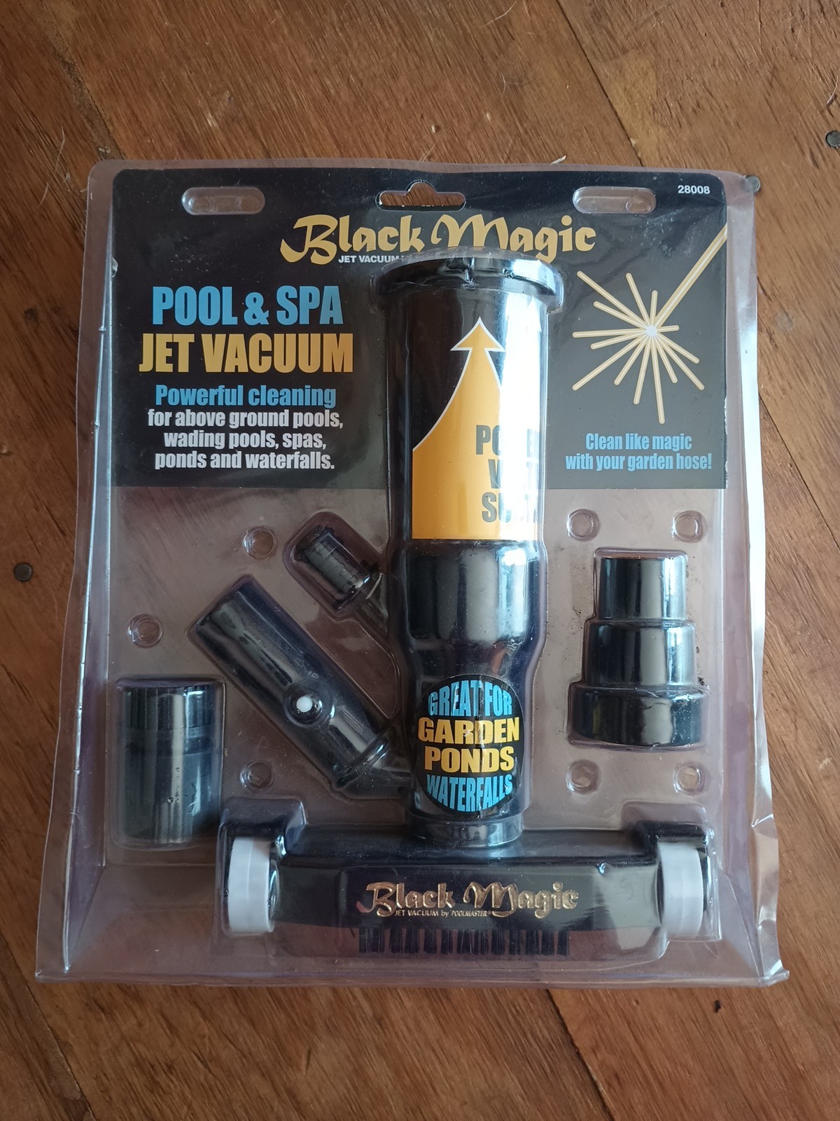 NEW Poolmaster 28008 Black Magic Jet Vacuum Pool-Spa-Pond-Stock Tank Cleaning