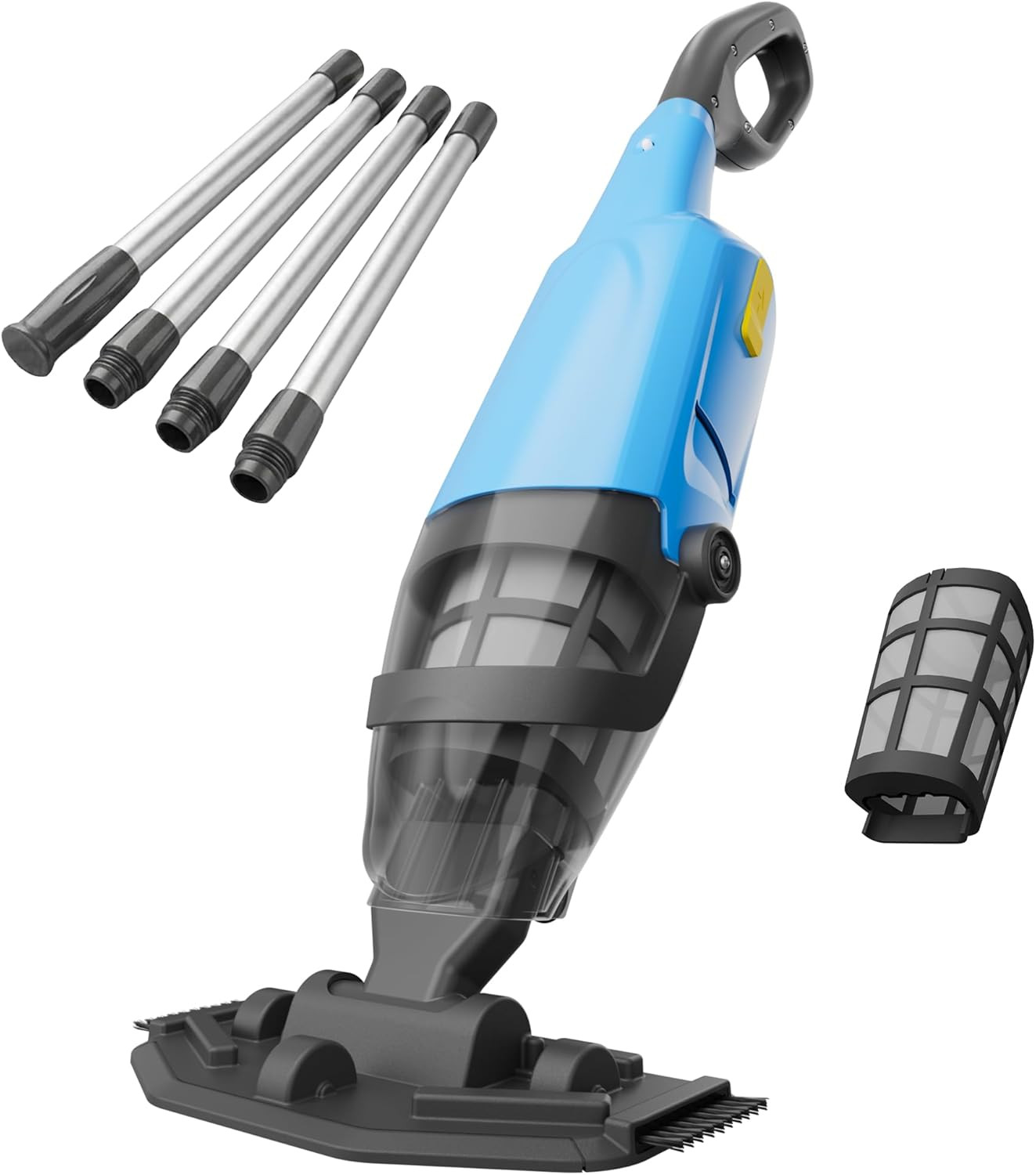 Cordless Handheld Pool Vacuum for above Ground Pool, 18GPM Powerful Suction/87”