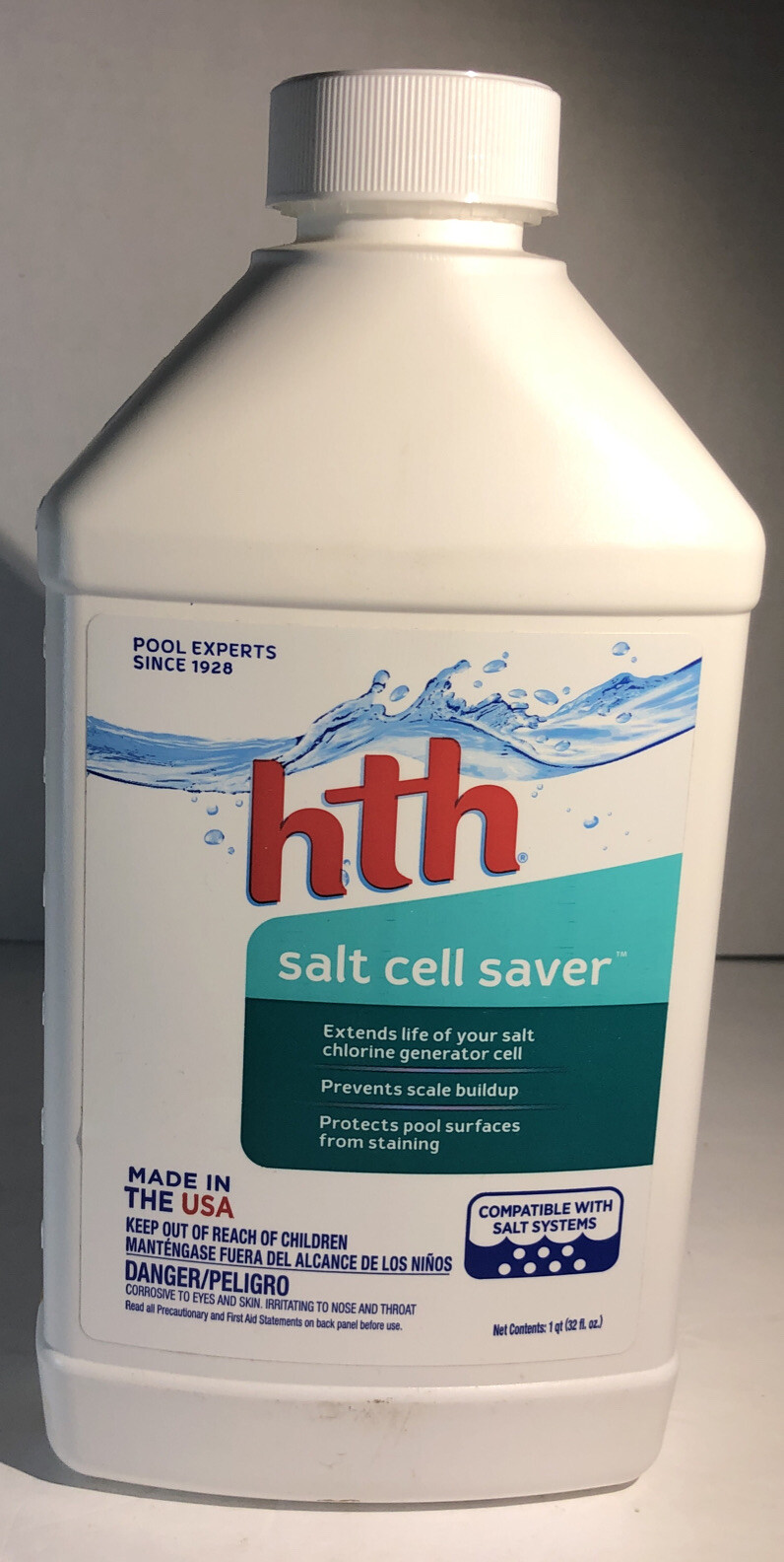 Hth Salt SCell Saver Pool Care 1ea 32 oz blt-SAME DAY SHIPPING