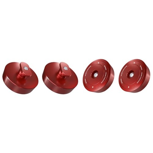 4pcs Lifting Jack Pads Pucks Compatible with Corvette C5 C6 C7 GS Z06 ZR1 Red