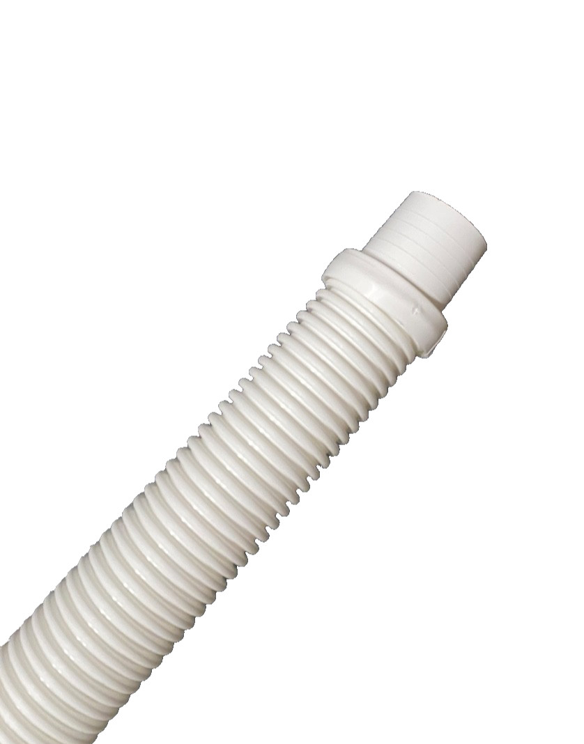 48&Prime; White Leader Hose Replacement for Automatic Suction Style Pool Cleaners