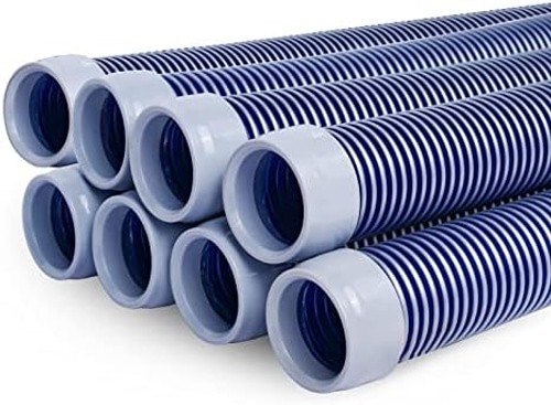POOLWHALE Professional Swimming Pool Vacuum Cleaner Hose -1.5” 8 Piece Hoses,…