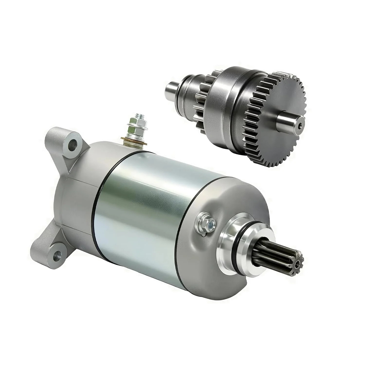 Starter Motor and Drive Combo Kit Replacement for Polaris 3090188 3084981 57-268