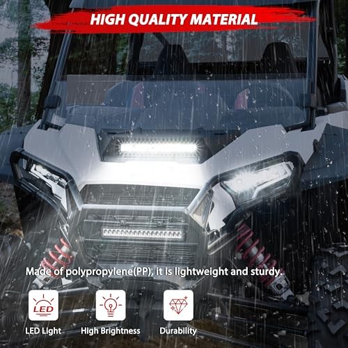 LED Turbo Hood Scoop Compatible with 2024 2025 Polaris RZR XP 1000/ XP 4 1000