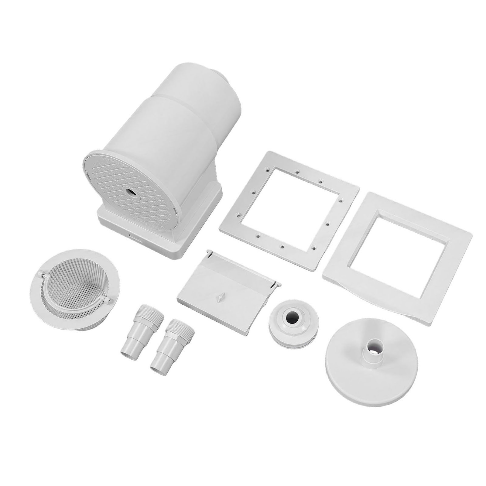 Pool Wall Skimmer High Efficiency ABS Thru Wall Pool Skimmer Accessory Kit NEW