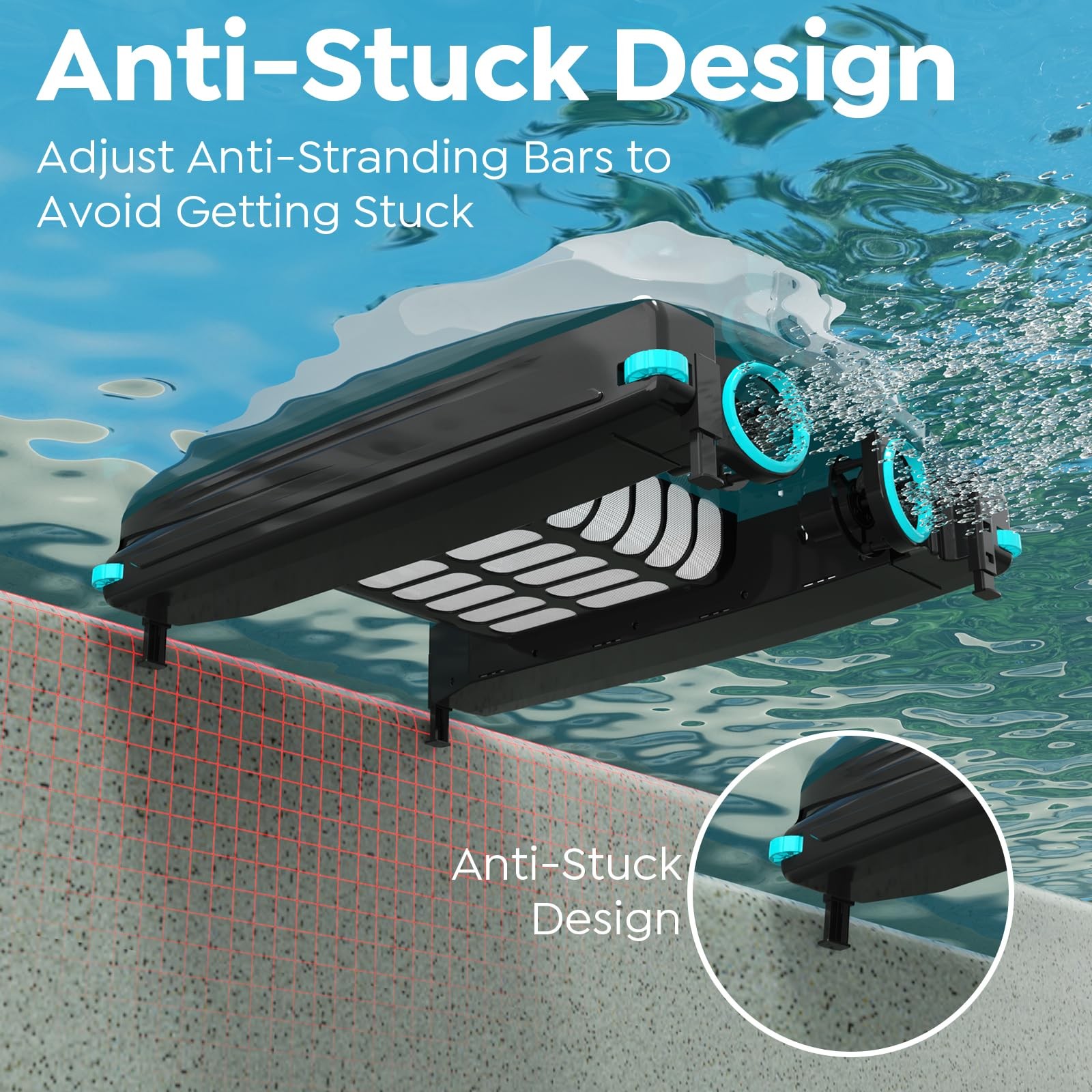 Pleco SK01 Solar Powered Pool Skimmer Robot with APP, Auto Surface Cleaning, …