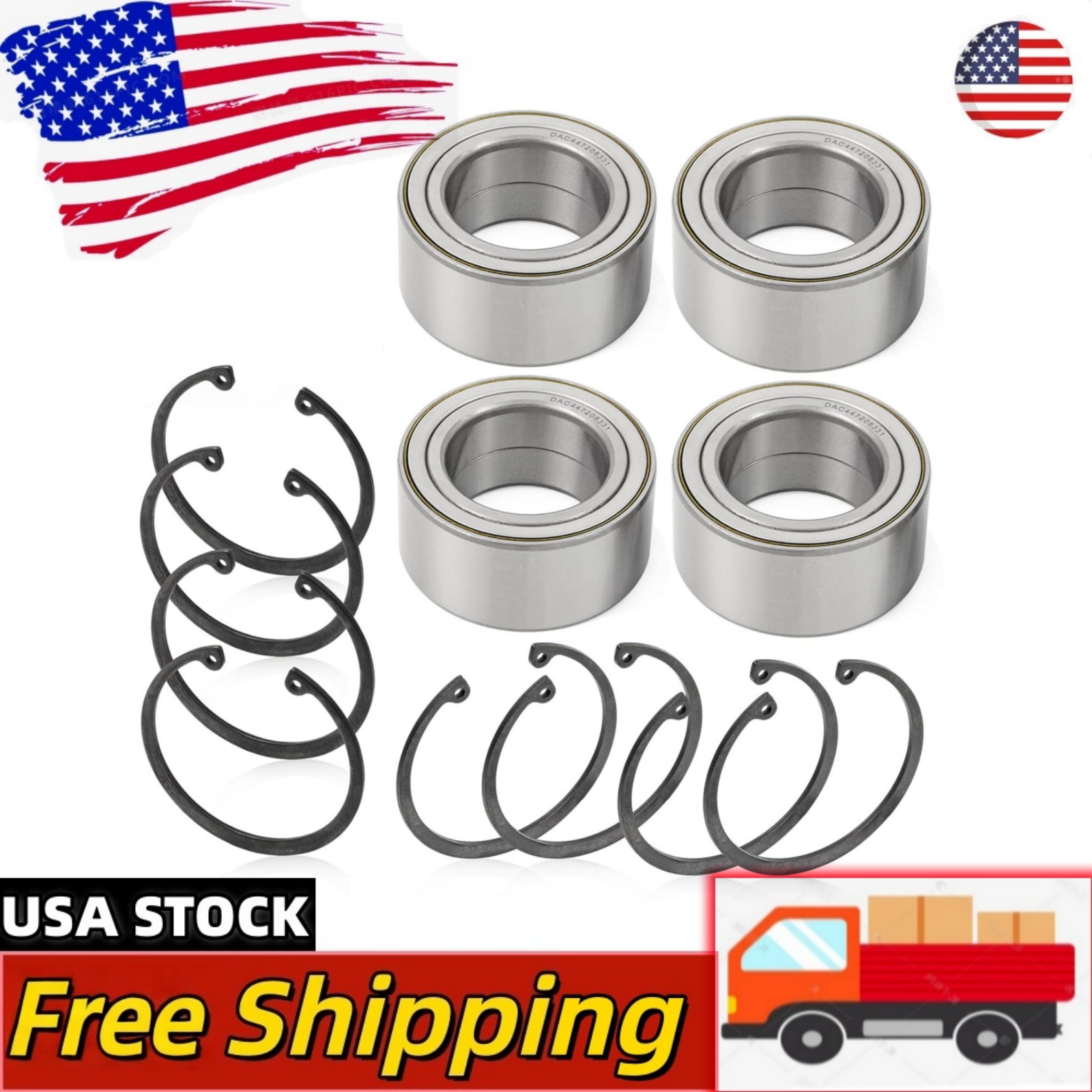 Wheel Bearings Front & Rear Fit for Polaris RZR 1000 900 PRO