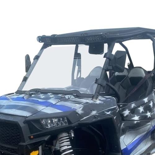 Full Windshield Compatible with Polaris RZR 15-18 4 900/XC 900, 15-20 900/S