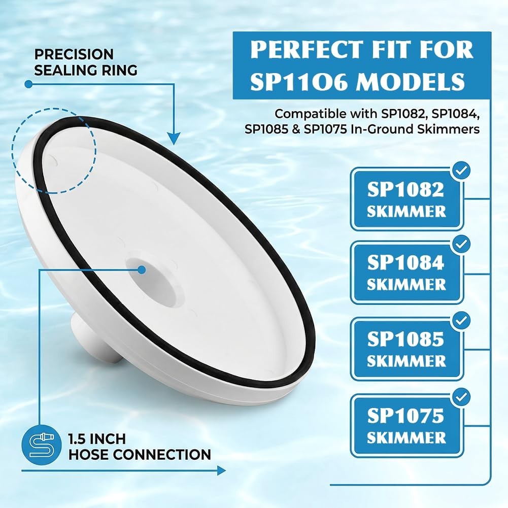SP1106 Pool Skimmer Vacuum Plate Replacement Hayward Compatible SP1082 SP1084