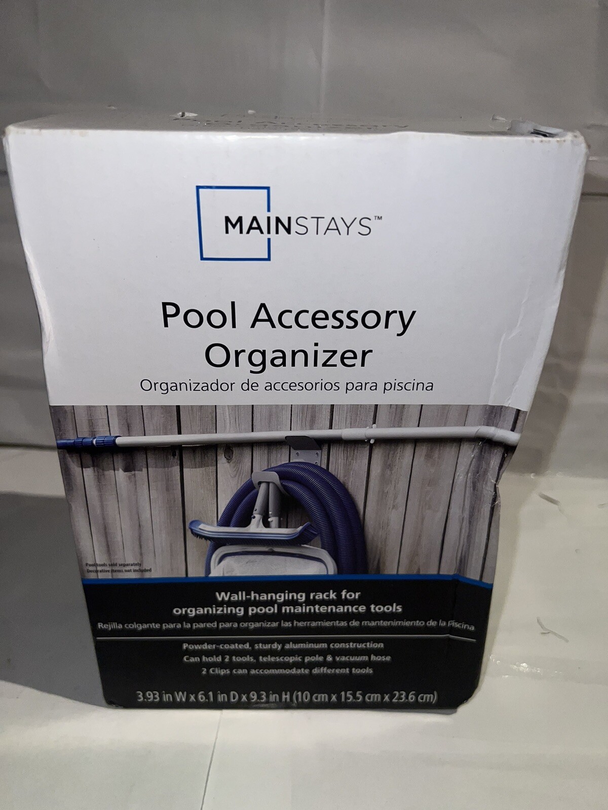 Pool Accessory Wall-hanging Rack For Organizing Pool Maintenance Tools Brand New