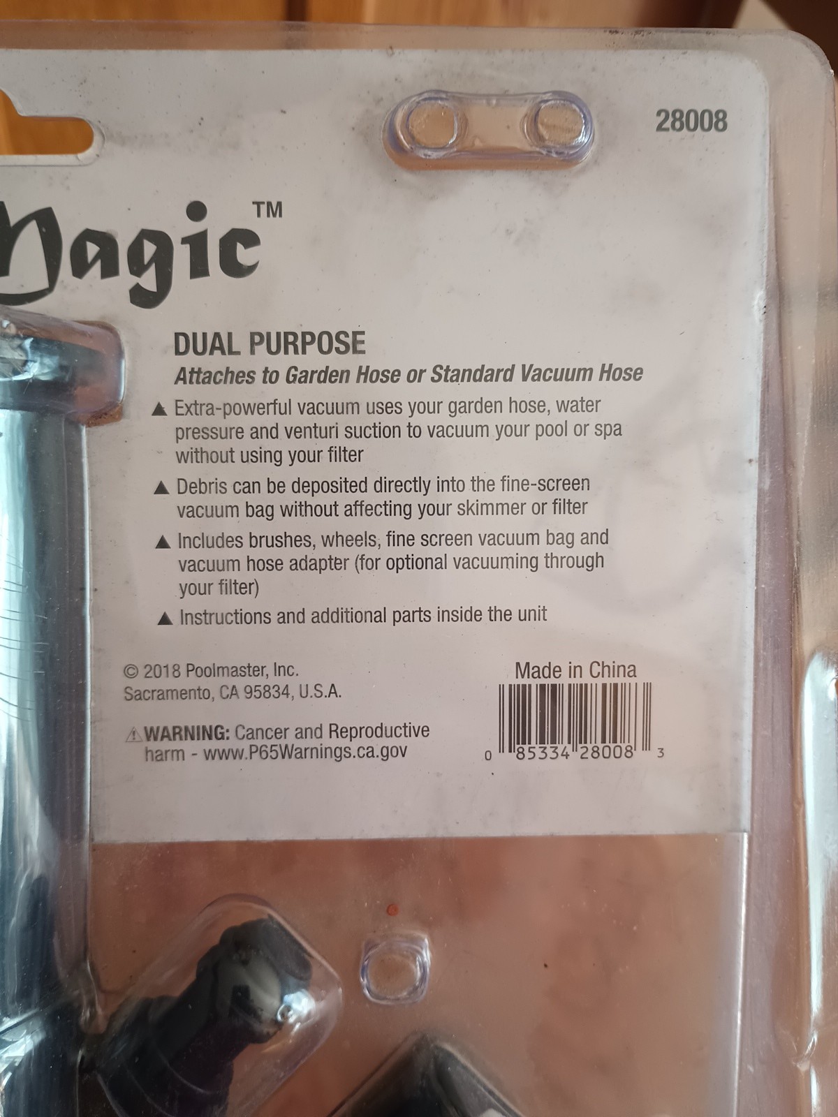 NEW Poolmaster 28008 Black Magic Jet Vacuum Pool-Spa-Pond-Stock Tank Cleaning