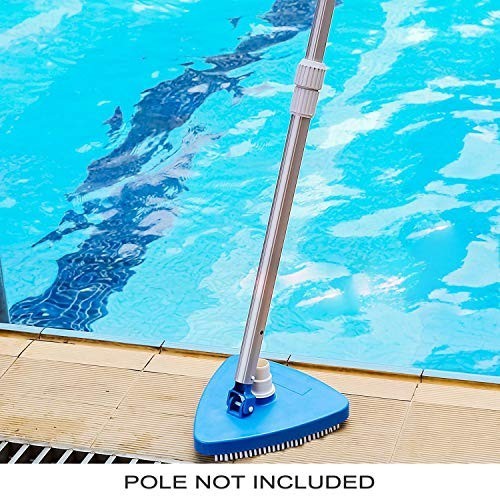 Triangular Pool Vacuum Head Weighted for Above Ground Inground Vinyl Pools