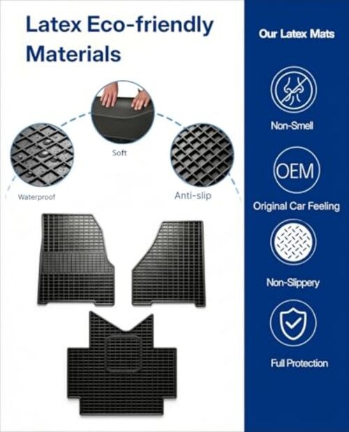 Freightliner Cascadia Floor Mats – Heavy Duty Truck – 116&126 – Model 2018-2023