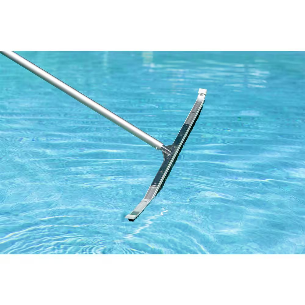Commercial Collection 36 In. Aluminum-Back Brush for Inground and above Ground P
