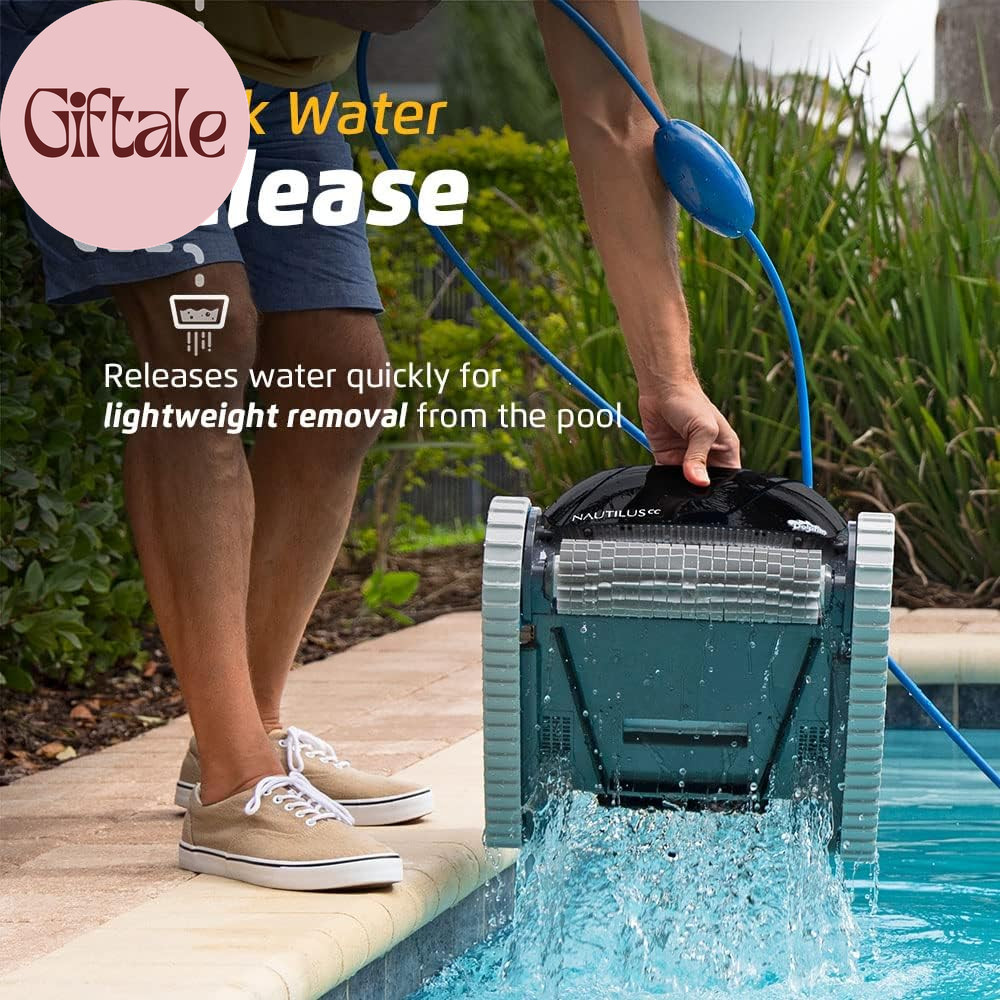 Nautilus CC Automatic Robotic Pool Vacuum Cleaner, Wall Climbing Scrubber Brush,
