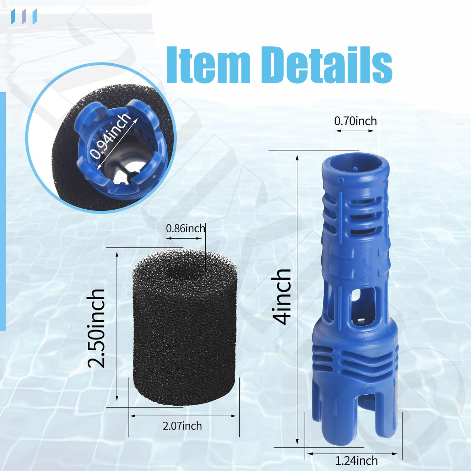 NO SPRAY TAILSWEEP PRO TSP10S W/ SCRUBBER REPLACEMENT FOR POLARIS POOL CLEANERS