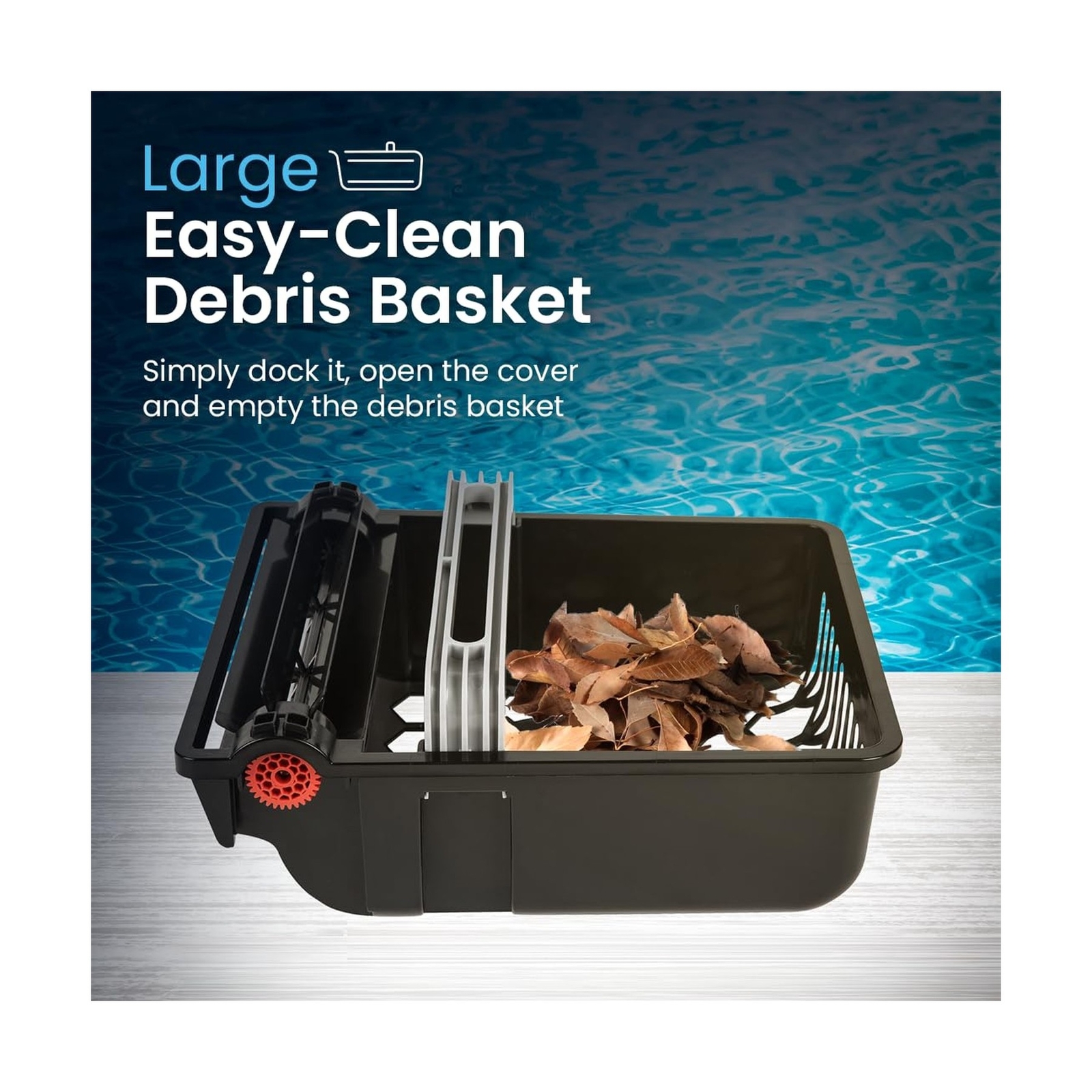 Betta SE Solar-Powered Robotic Automatic Pool Skimmer Cleaner with Carrying a…