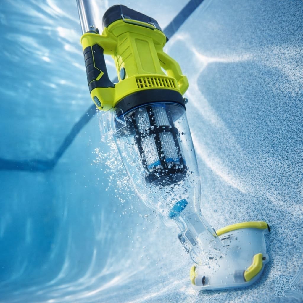 Ryobi 18 Volt Cordless Handheld Pool Vacuum Cleaner Kit PCL780K 11328941