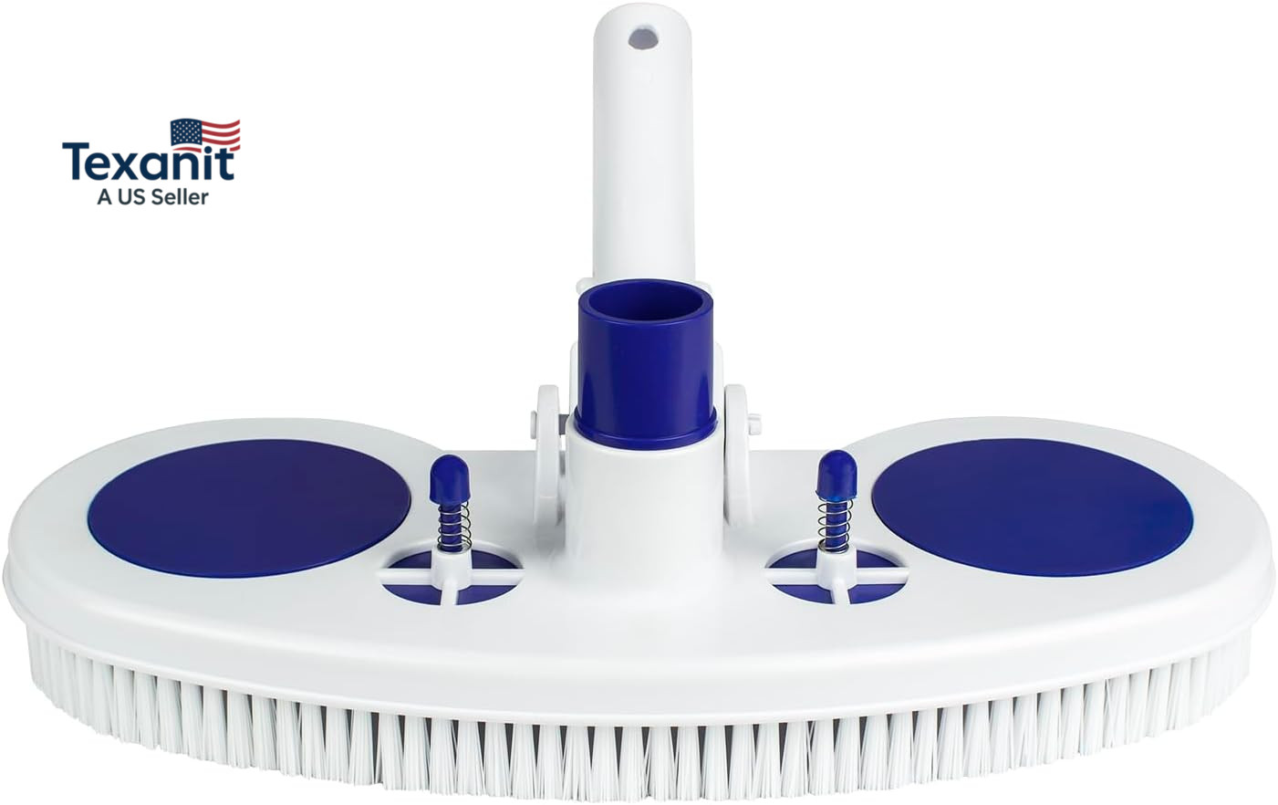 Deluxe Weighted Vinyl Liner Pool Vacuum Head with Air-Relief Valves, Safe Cleani