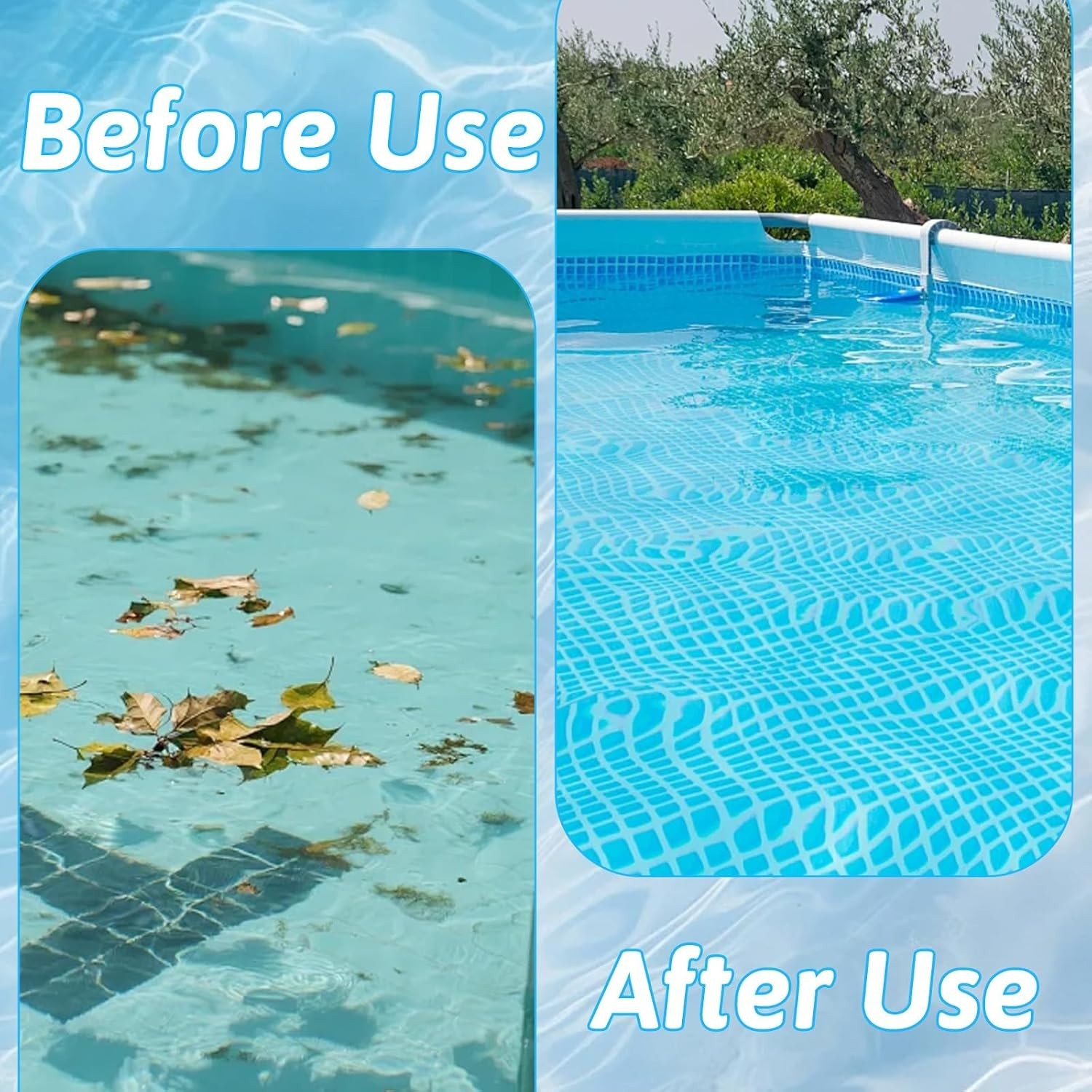 4PCS Pool Vacuum Replacement Mesh Bag, Pool Vacuum Filter Bag, 12.6×9 Inch Po…