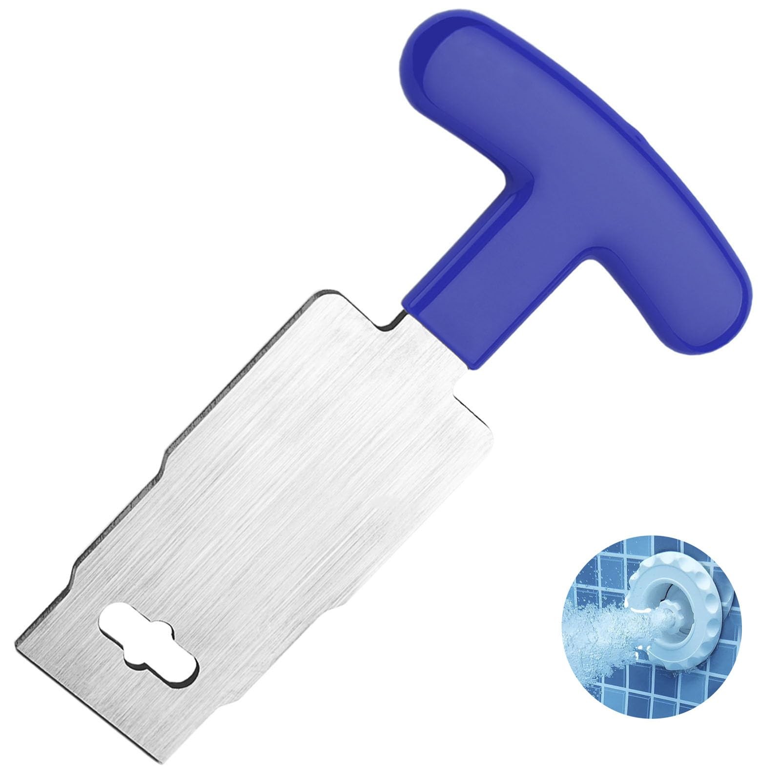 1PCS Pool Plug Removal Tool, Premium Eyeball Tools with blue