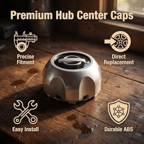 Wheel Center Cap Hub Cap Compatible with 00-04 Frontier Xterra 16&Prime;,Snap-On