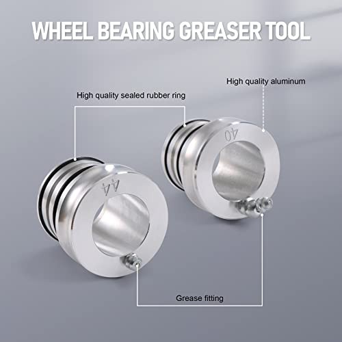 New 44/40MM Front Rear Wheel Bearing Greaser Tools Replacement for Polaris