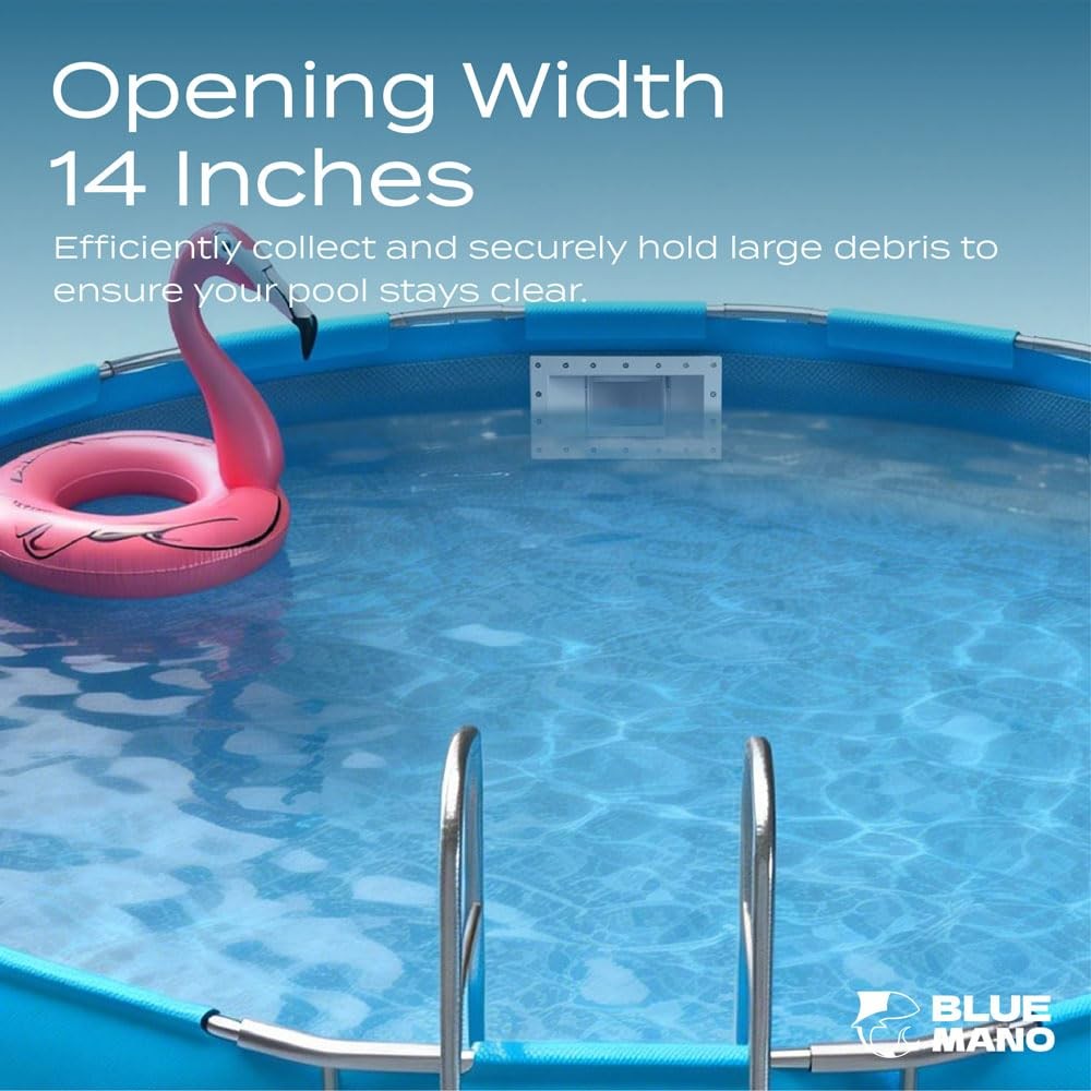Wide Mouth Above Ground Pool Skimmer Complete Kit, Replacement for SP1091WM D…