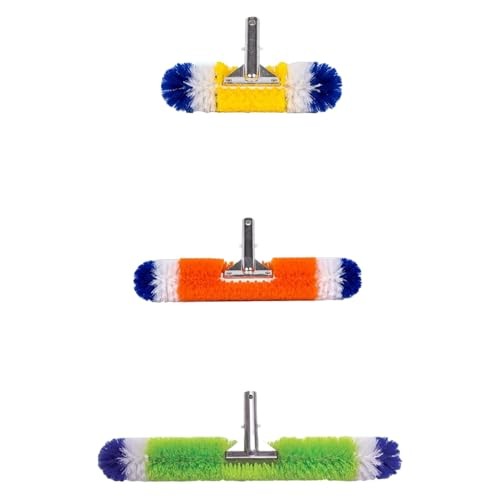 Pool Brush [3 Pack] – 360 Degree Bristles, with 12 Inch, 18 Inch, and 24 Inch