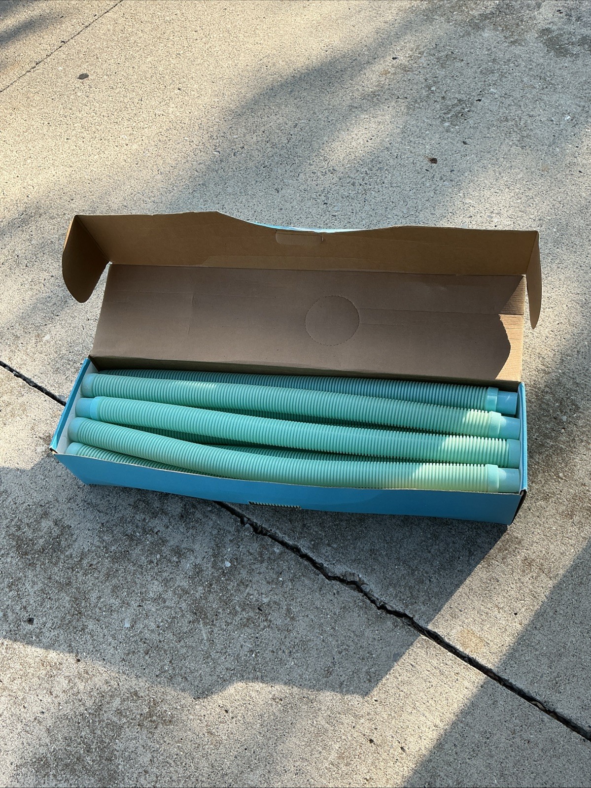 Hose Kit Kreepy Krauly Pool Vacuum 12 piece Set translucent Blue 32’