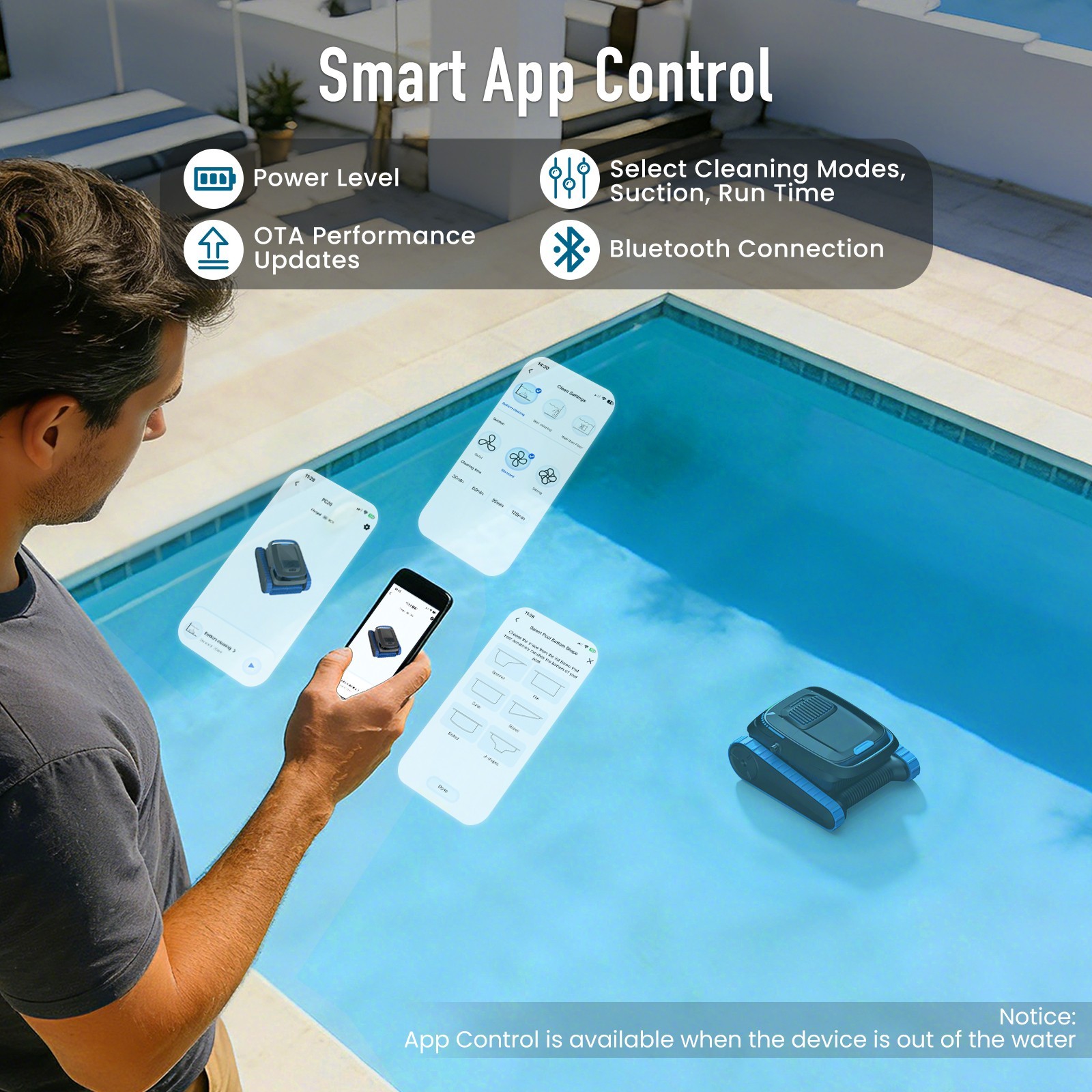 Refurbished AIRROBO CP40 Robotic Pool Cleaner Robot Vacuum for Inground Pools