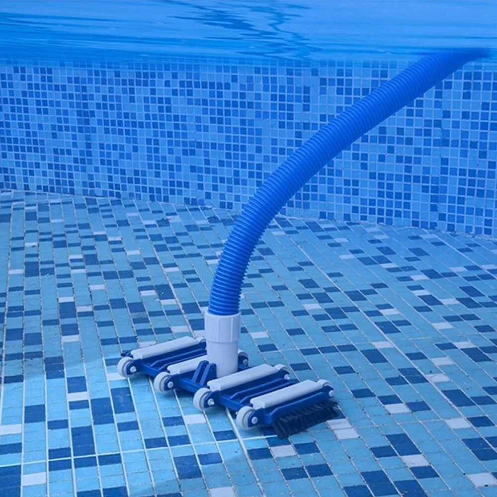 14&Prime; Wide Heavy Duty Above/In-Ground Swimming Pool Cleaner Vacuum Suction Head
