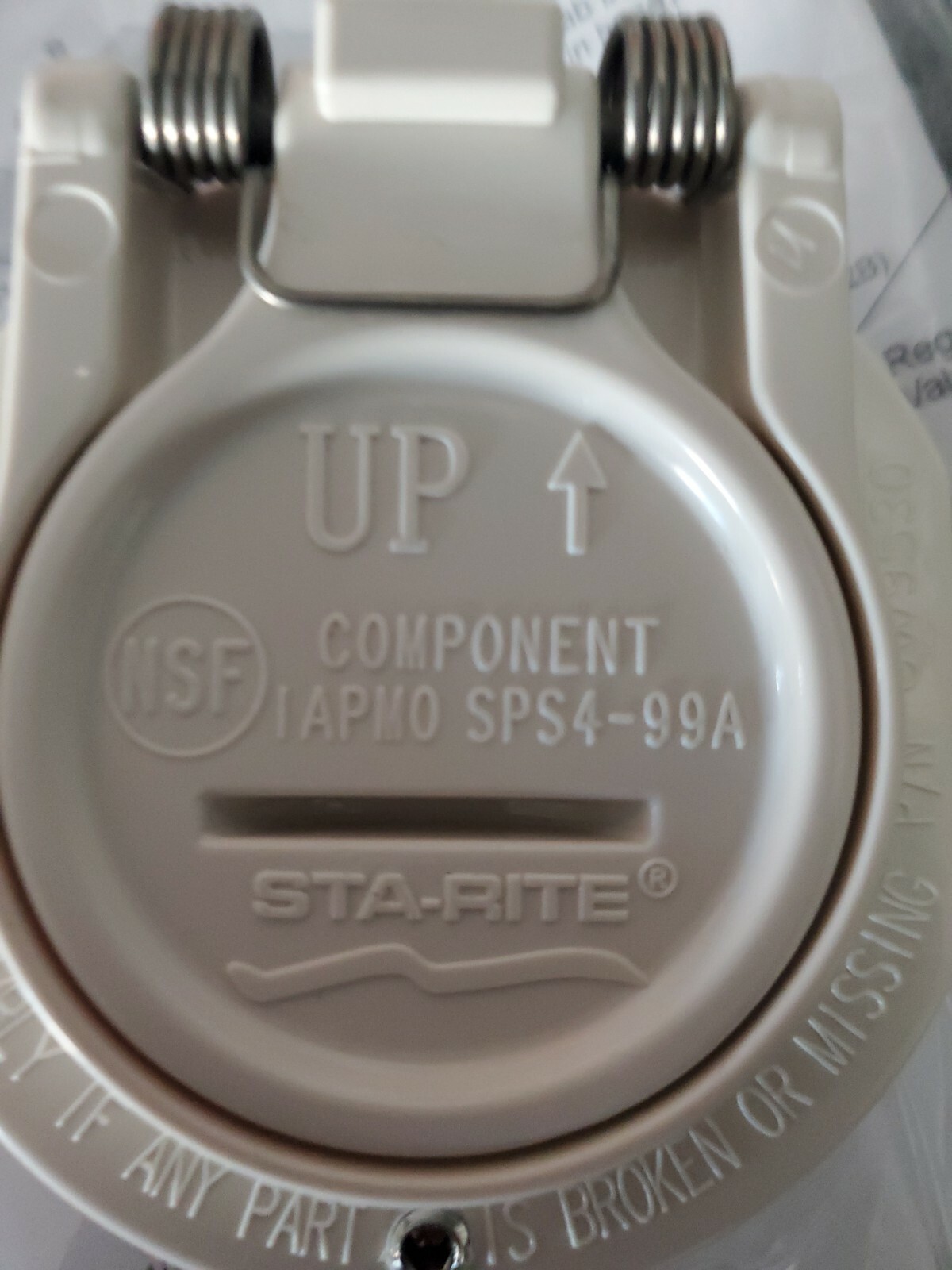 Pentair GW9530 Vac Port Snap-Lock Wall Fitting for Pool or Spa Cleaner + extra