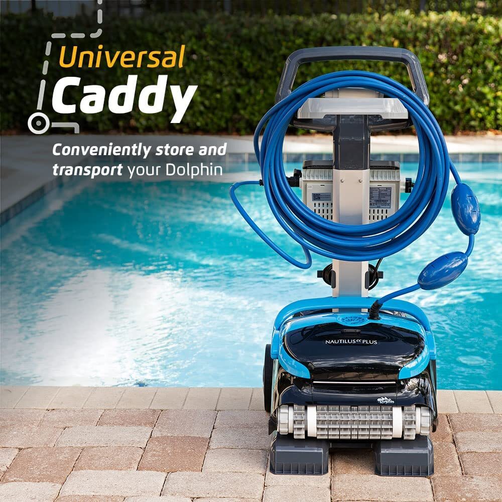 Dolphin Nautilus CC Plus Robotic Pool Vacuum Cleaner with Wi-Fi Control & Caddy