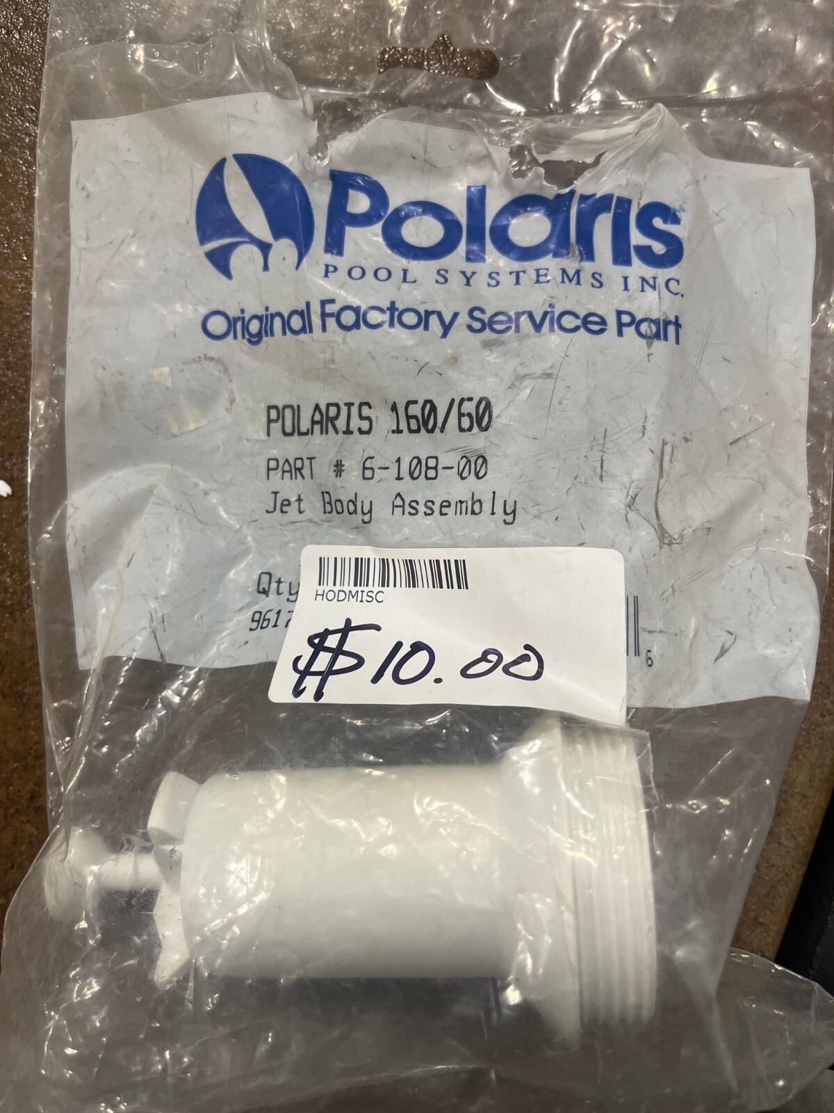 Polaris Jet Body Assembly OEM Replacement # 6-108-00