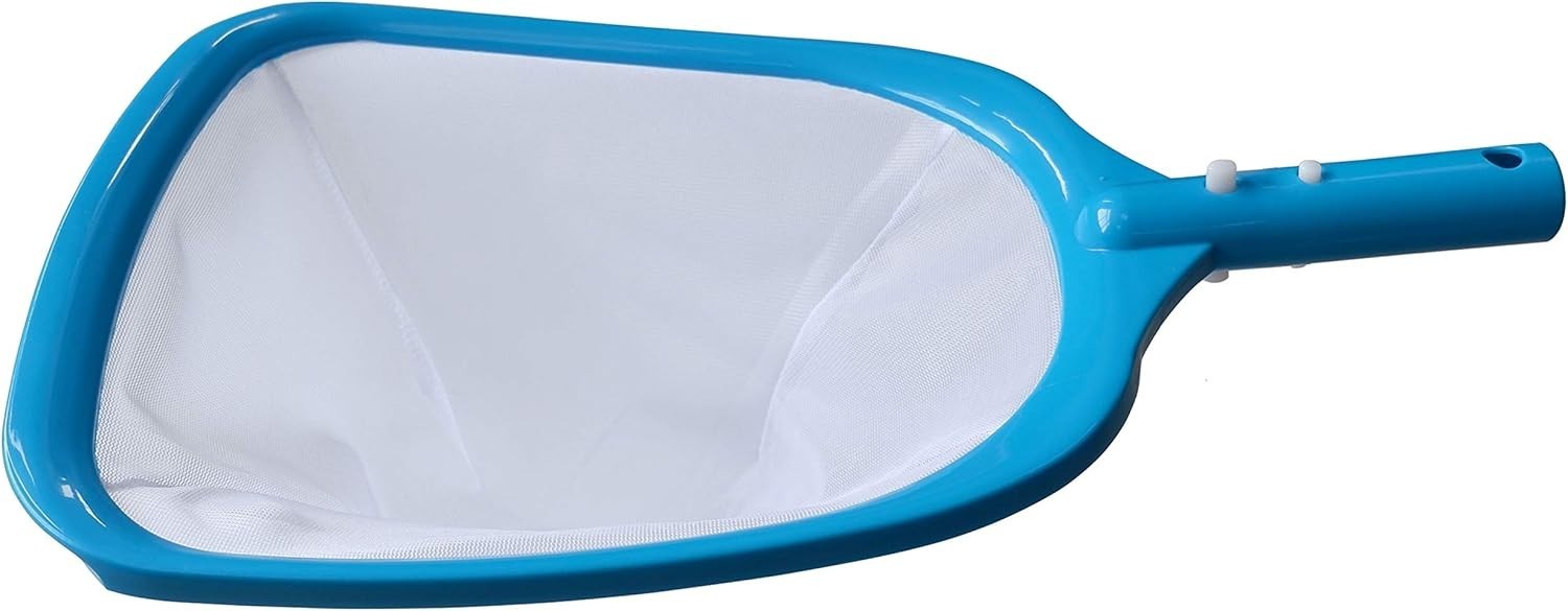 Efficient Pool & Spa Leaf Skimmer with Wide Mouth Design for Easy Cleanup