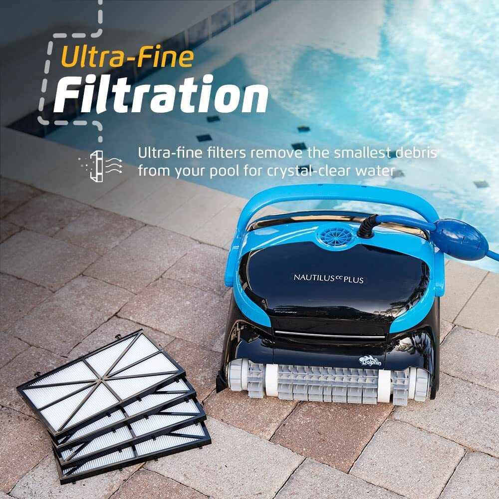 Dolphin Nautilus CC Plus Robotic Pool Cleaner with Wi-Fi and Ultra-Fine Filters