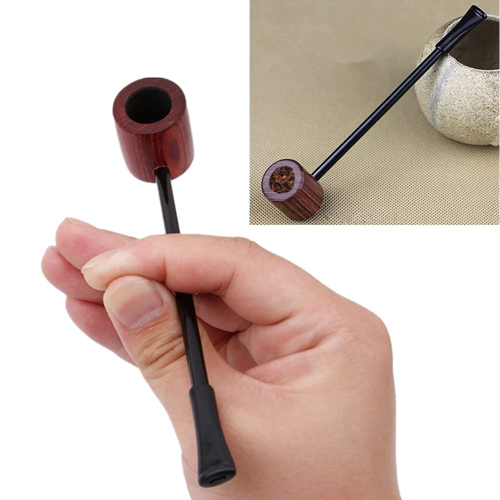 1 PCS Tobacco Pipe Classical Smoking Wooden Cigar Pipes NO