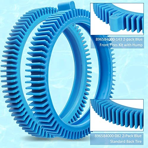896584000-143 Blue Front Tires Kit with Super Hump (2-Pack) & 896584000-082