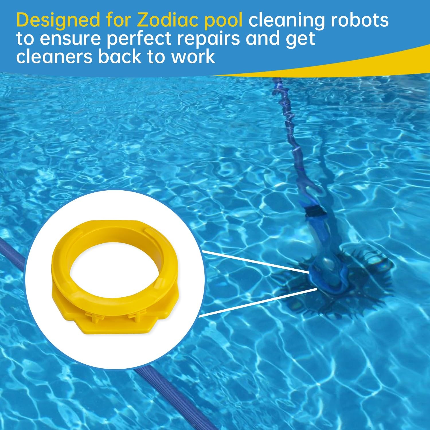 W70327 Pool Cleaner Foot Pad Compatible with Zodiac BaracudaG2，G3, G3 Pro,G4 …