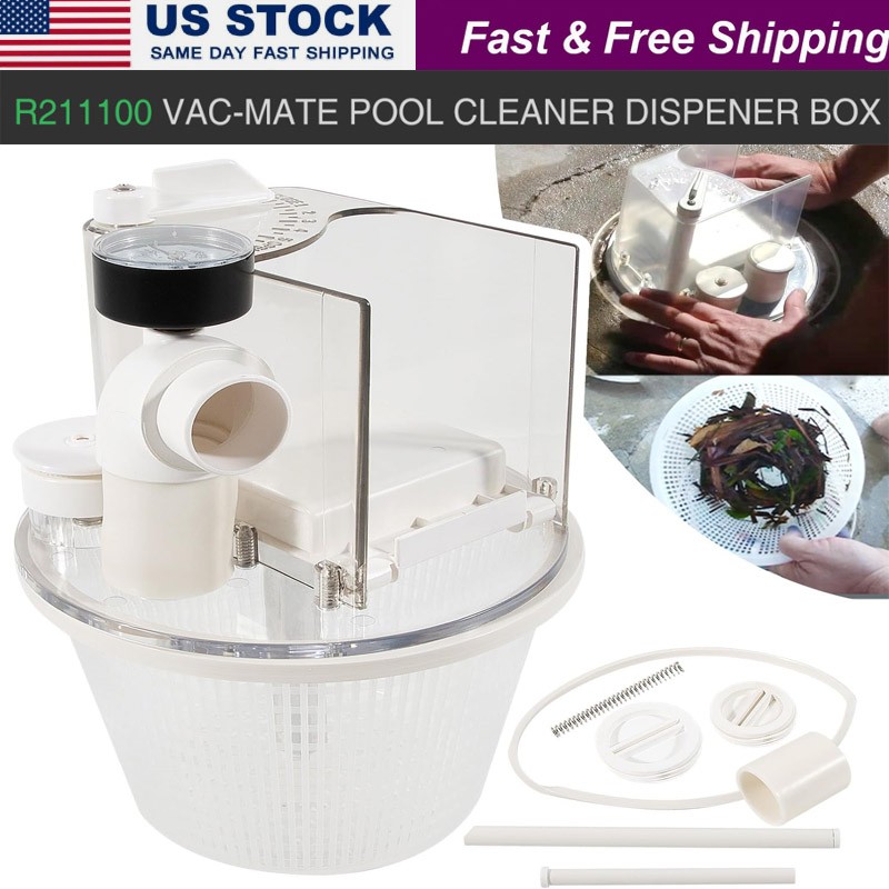 R211100 Vac-Mate Pool Cleaner Dispenser Box for Pentair Skimmer Complete